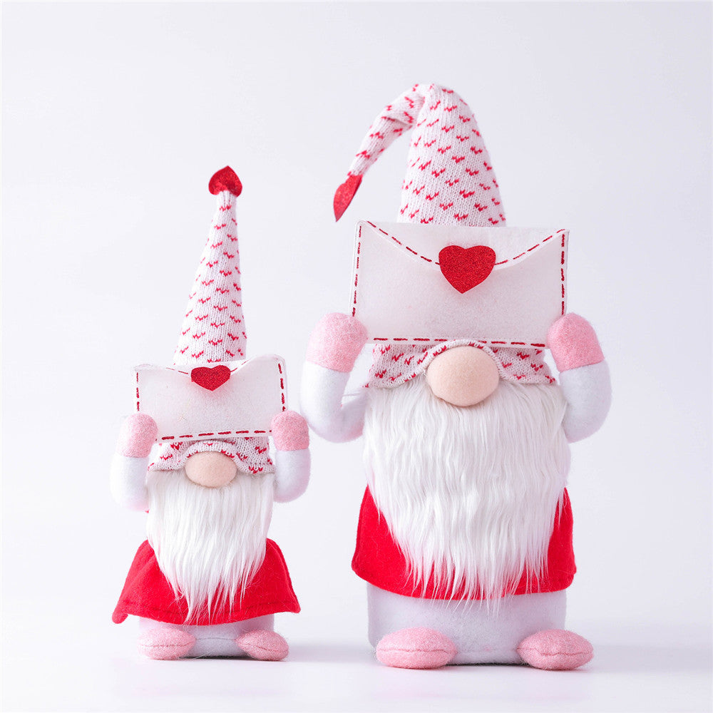 Rudolph Valentine's Day Doll Ornaments