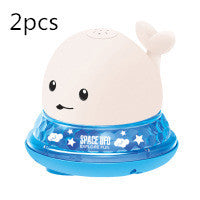 New Baby Bathroom Bath Electric Induction Whale Spray Small Toy